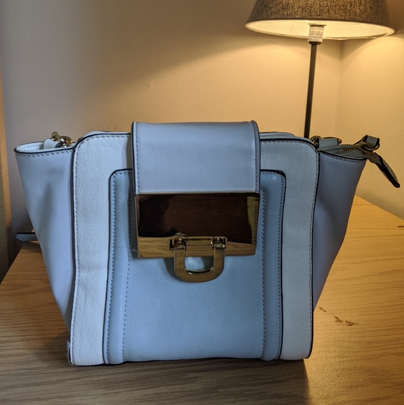 Pastel baby blue and white Aldo bag - Picture 6 of 7